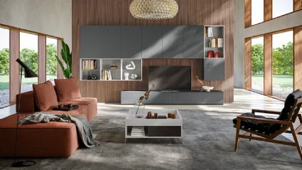 Parete Attrezzata Living LV727 di Giessegi