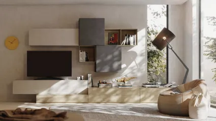 Parete Attrezzata Living LV729 di Giessegi