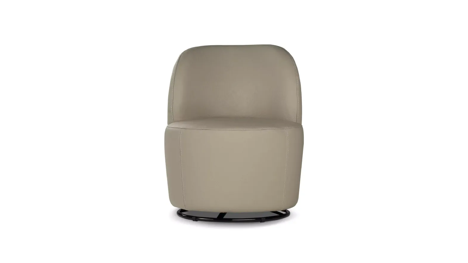 Poltroncina in pelle World di Nicoletti Home