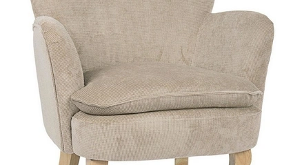 Poltrona Chenille in velluto di Bizzotto