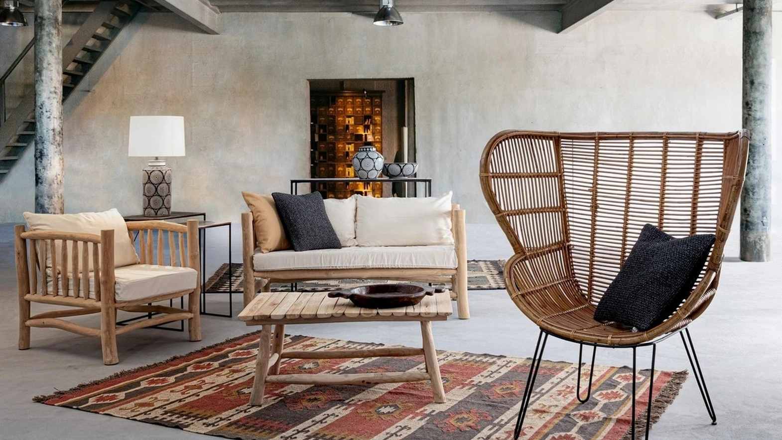 Poltrona in Teak Shael di Bizzotto