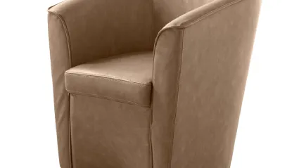 Poltroncina Clarissa in ecopelle di Stilfar Italia