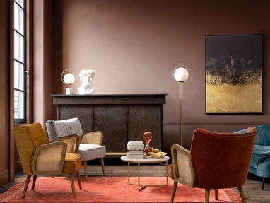 Poltroncina in tessuto Virna di Bizzotto