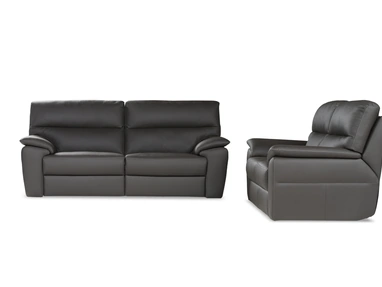 Salotto relax Detroit in pelle di Nicoletti Home