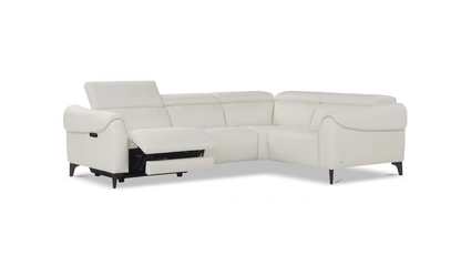 Divano relax Richmond in pelle di Nicoletti Home