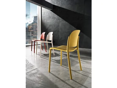 Sedia dal design innovativo Alma in polipropilene di MaxHome