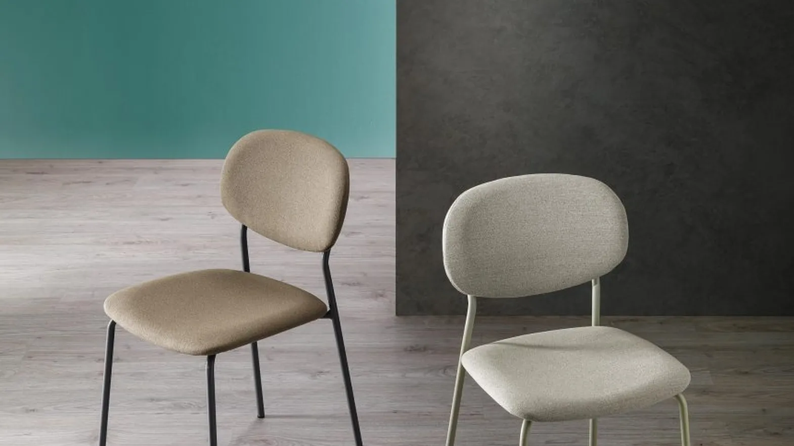 Sedia in tessuto Carmen di MaxHome