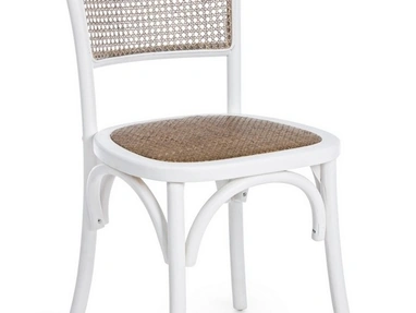 Sedia in legno e rattan Carrel di Bizzotto
