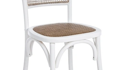 Sedia in legno e rattan Carrel di Bizzotto