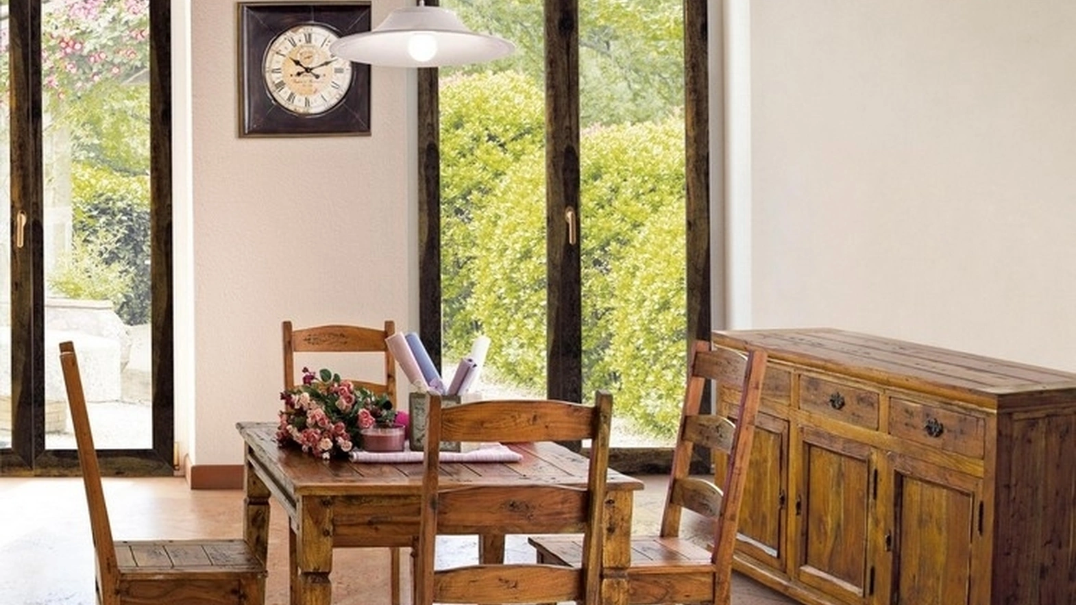 Sedia in legno d'acacia massiccio Chateaux di Bizzotto