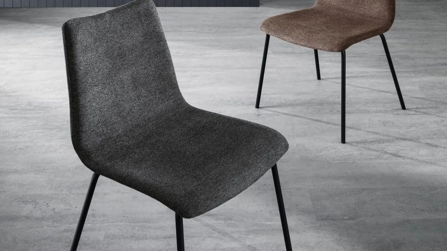 Sedia in tessuto imbottito Gilda di MaxHome