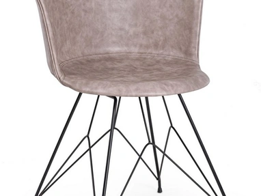Sedia in ecopelle Loft di Bizzotto