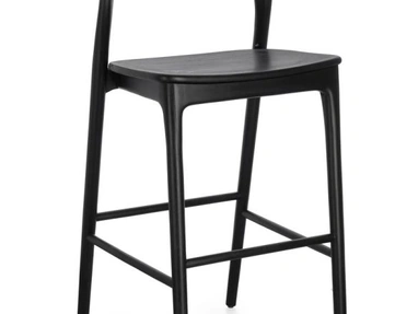 Sgabello Miley in teak di Bizzotto