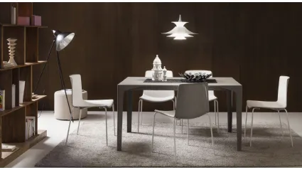 Tavolo moderno allungabile Ettore in laminato di La Primavera