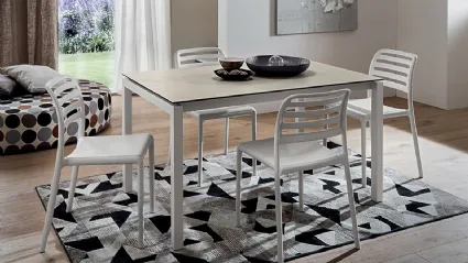 Tavolo allungabile con piano in laminato Luigi di La Primavera