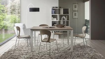 Tavolo allungabile con piano in laminato Mario di La Primavera