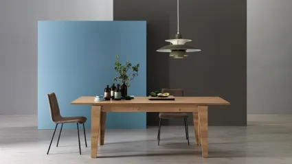 Tavolo da cucina Rigo in melaminico Korona Oak di MaxHome