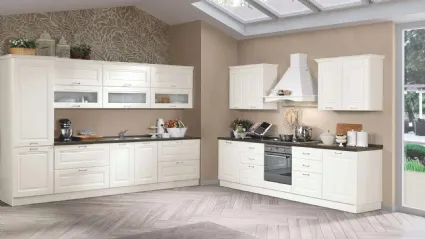 Cucina Classica ad angolo Bea Bianco di Net Cucine