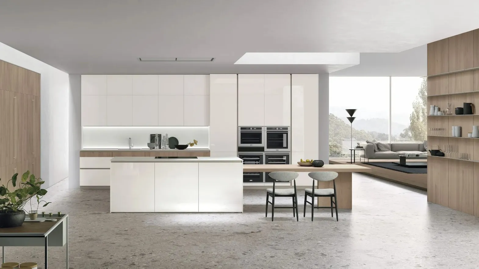 Cucina Moderna con isola Aliant 02 di Stosa
