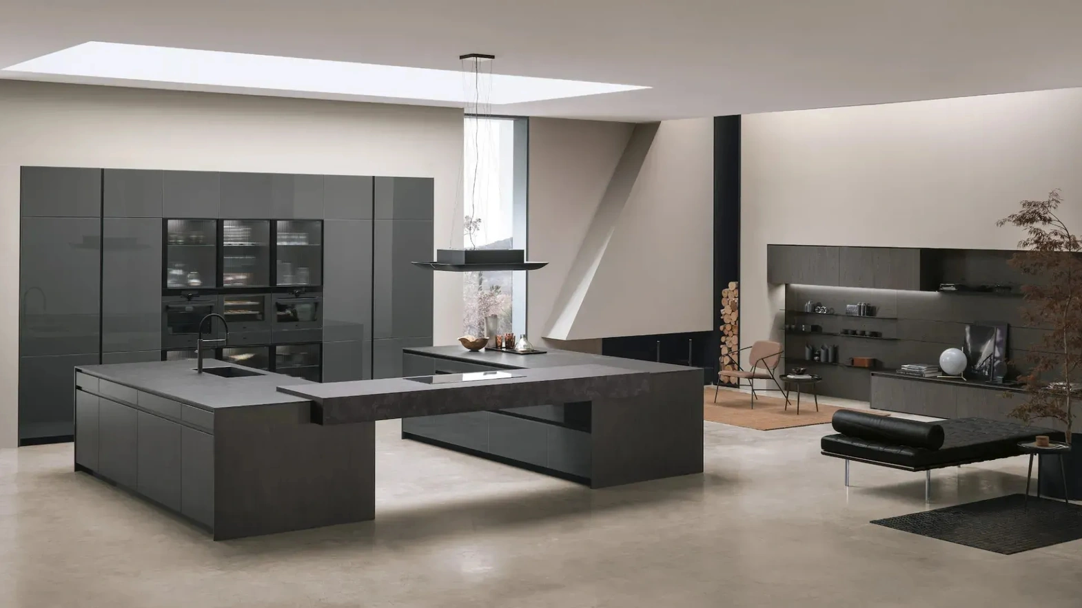 Cucina Moderna con doppia isola Aliant 04 di Stosa
