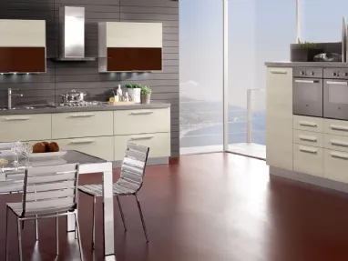 Cucina Moderna Brio in Pino Oregon di Mobilturi