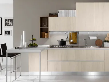 Cucina Moderna Cielo in Olmo Bianco di Mobilturi