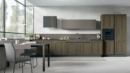 Cucina Moderna lineare City 03 di Stosa