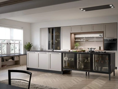 Cucina Moderna con isola Clio Composizione 03 di Prima Cucine