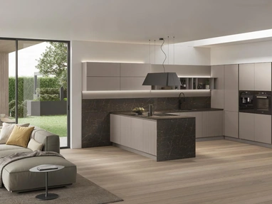 Cucina Moderna Color Trend Modern 01 con penisola di Stosa
