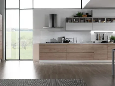 Cucina Moderna Luna in Ghiaccio e Miele di Mobilturi