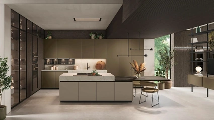 Cucina Moderna con isola Metropolis 01 di Stosa