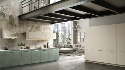 Cucina Moderna lineare Moon 04 di Moretti Cucine