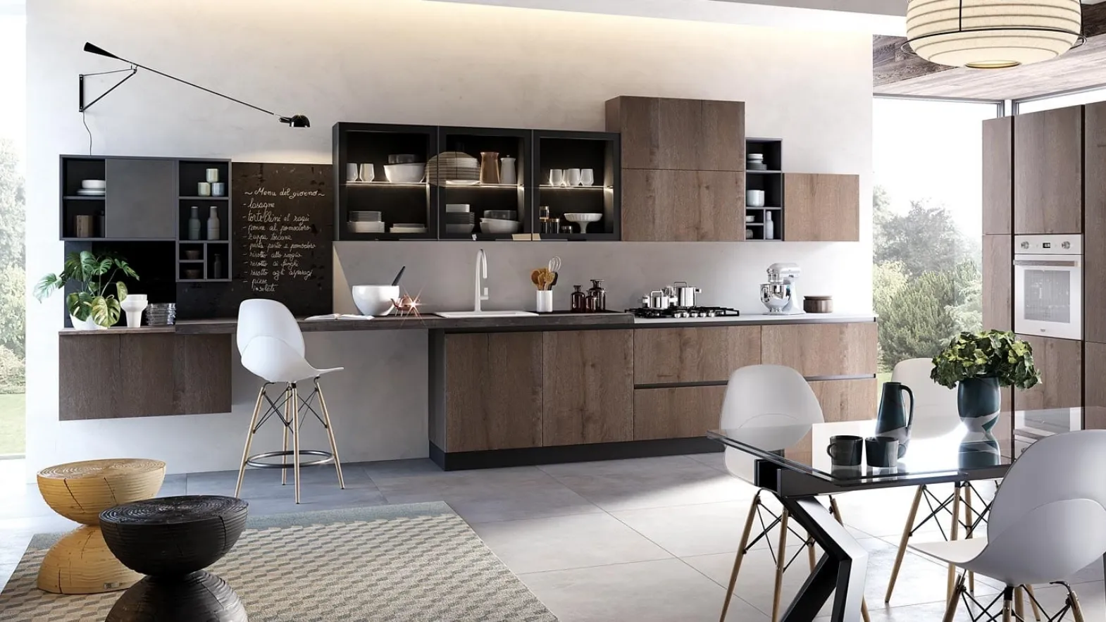 Cucina Moderna Nala in Rovere Terra di Mobilturi