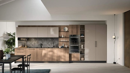 Cucina Moderna lineare Domino Composizione 01 di Prima Cucine
