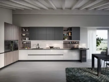 Cucina Moderna angolare Zoe Composizione 03 di Prima Cucine