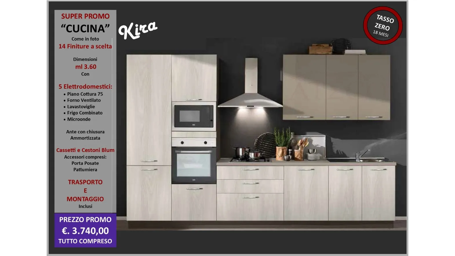 Promo Cucina Kira 360