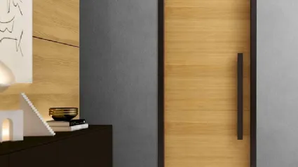 Porta per interni battente Doga Hori Mini Tall Rovere Olio Naturale di BiHome