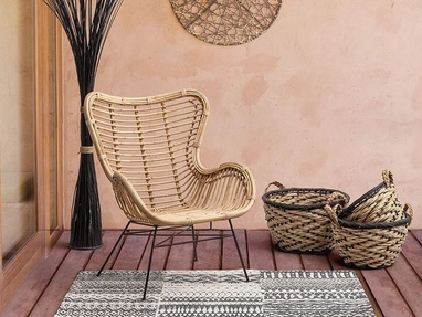 Poltrona in rattan Casilda di Bizzotto