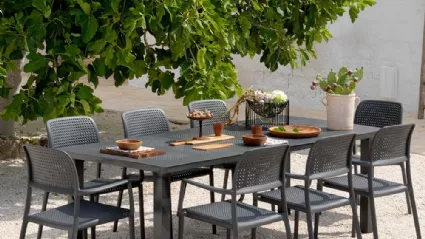 Tavolo da giardino allungabile in polipropilene Lepanto di La Seggiola