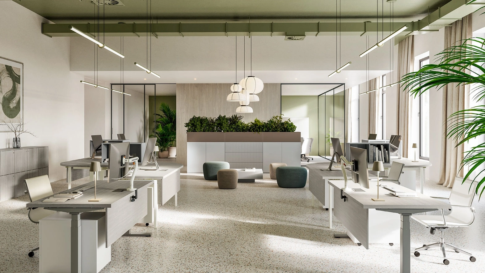 Scrivania Operativa OF114 di Giessegi